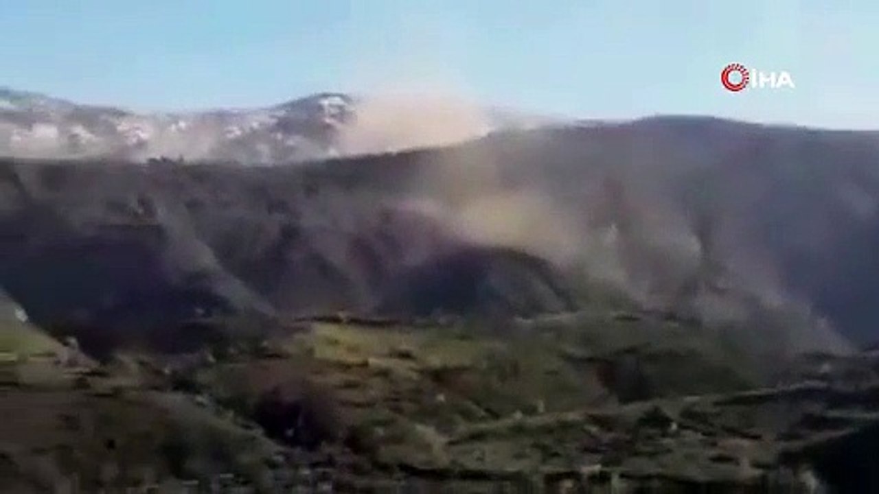 Deprem anından korkutan görüntüler