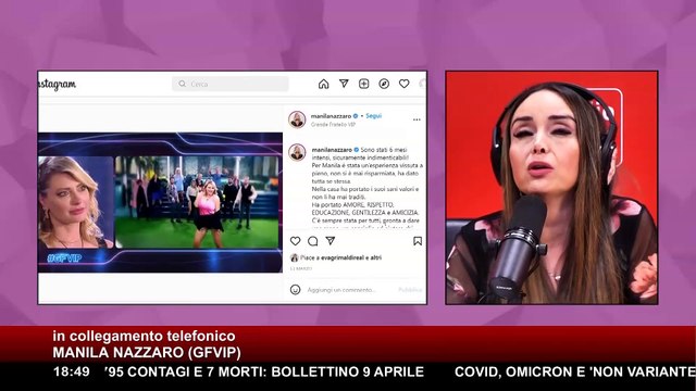 Non Succederà più - 09 Aprile 2022 - Manila Nazzaro (GFVIP)