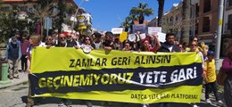 Datça’da “Yete Gari Geçinemiyoruz” eylemi