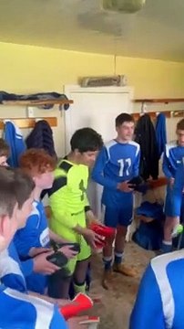 Célébration victoire ! ES Tourville / US Doudeville (championnat U15 D1 le 09/04/2022)