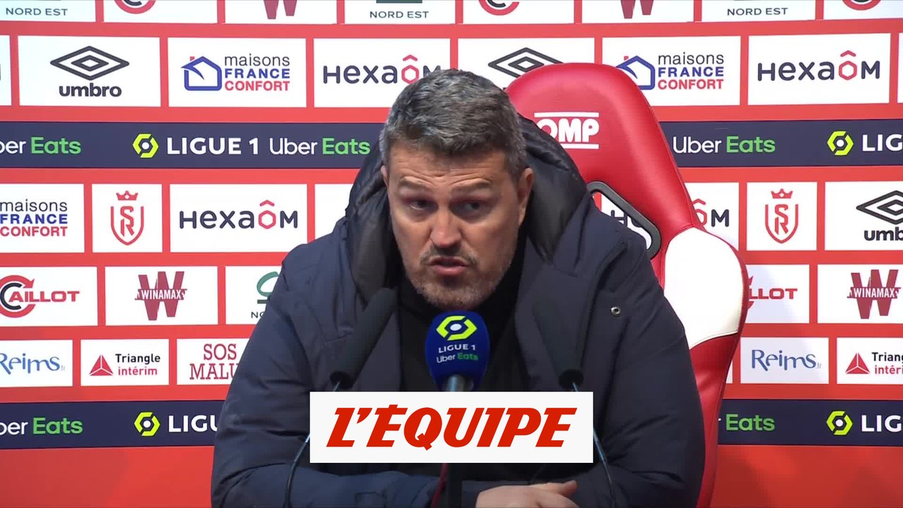 Garcia : « Je ne peux pas être plus fier de mes joueurs ! » - Foot - L1 - Reims
