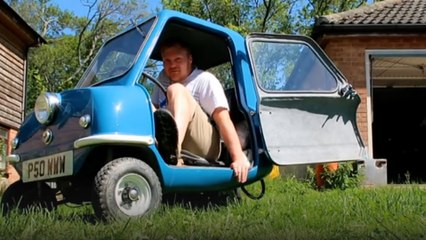 Alex Orchin conduit la voiture la plus petite du monde, son plein lui coûte moins de 10 euros