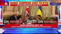 UK PM Boris Johnson Pays Suprise Visit To Ukraine, Holds Key Meet With President Zelenskyy In Kyiv