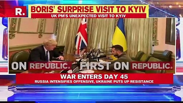 UK PM Boris Johnson Pays Suprise Visit To Ukraine, Holds Key Meet With President Zelenskyy In Kyiv