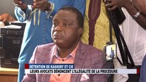 DETENTION KASSORY ET CIE,  DES AVOCATS DENONCENT L'ILLEGALITE DE LA PROCEDURE