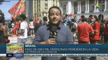 Brasileños protestan contra medidas gubernamentales