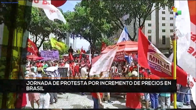 teleSUR Noticias 15:30 09-04: Movilizados exigen salida de Bolsonaro del poder