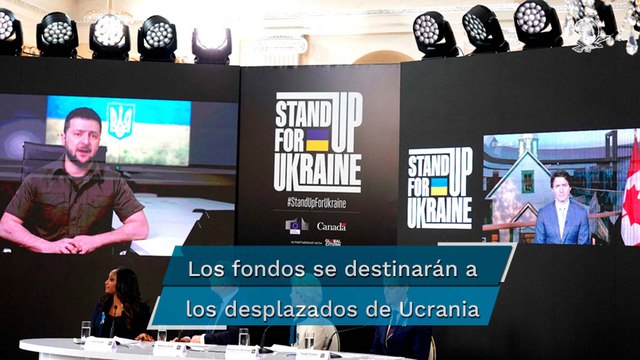Colecta mundial recauda 10.100 millones de euros para refugiados de Ucrania