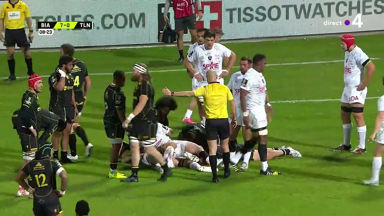 Biarritz - Toulon - Challenge européen 2022 1ère mi-temps