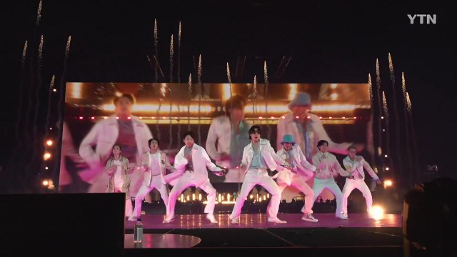 라스베이거스 집어삼킨 'BTS'...도시 전체가 들썩 / YTN