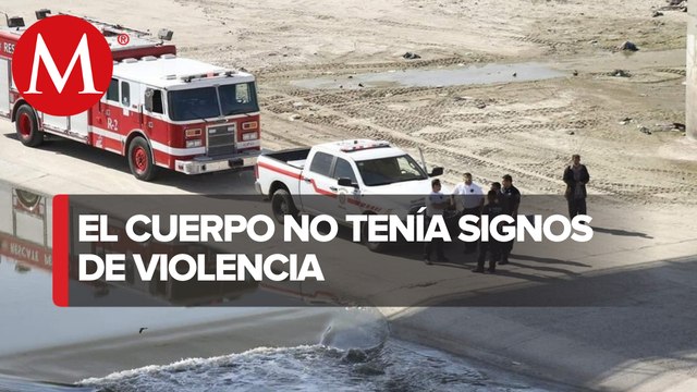 Hallan cadáver flotando en canal del Río Tijuana