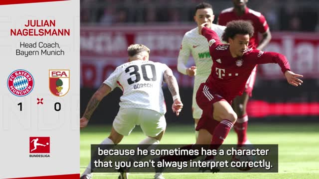 Sane divides opinion, but I like him - Nagelsmann