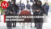 Compañeros rinden homenaje a policía asesinado en Colima