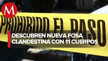 En Michoacán, hallan once cadáveres en fosa clandestina