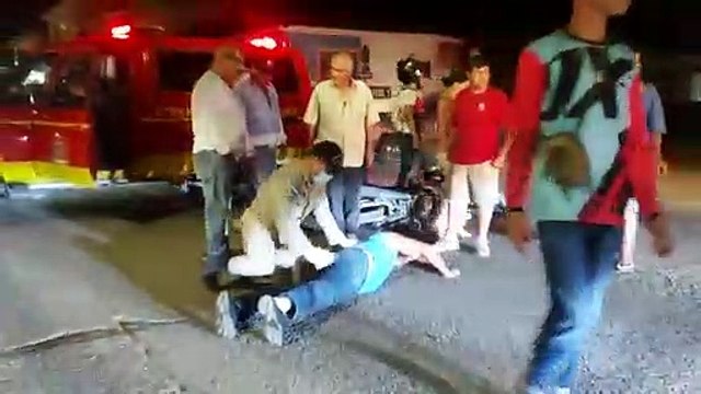 Motociclista resulta herido, tras accidentarse en su motocicleta en Catacamas, Olancho