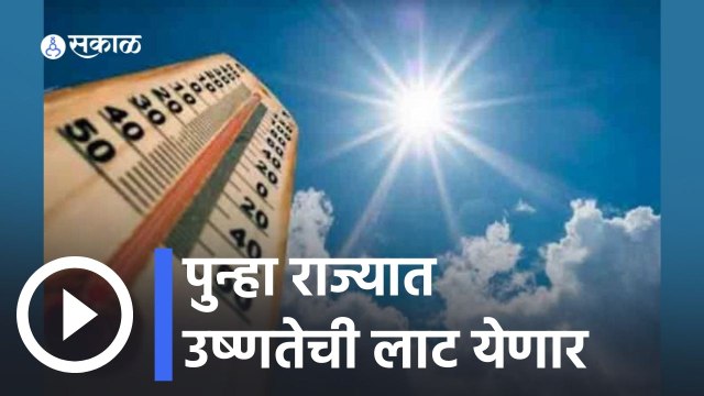 IMD Weather Forecast | राज्यातील काही भागांत उष्णतेची लाट | Sakal