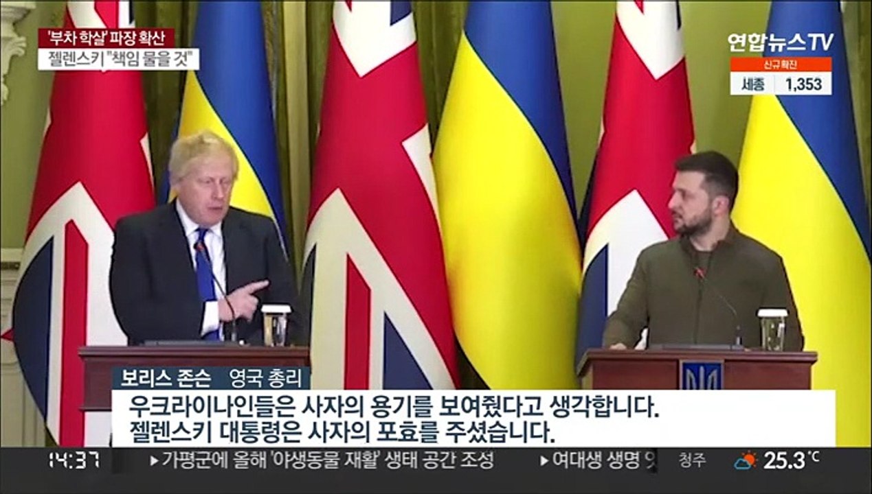 영국 총리 키이우 깜짝방문…우크라 EU 가입 급물살