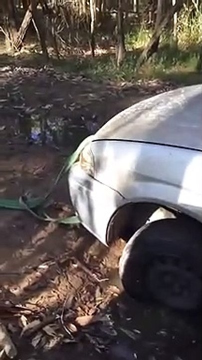 Quand le remorquage de ta voiture fini très mal pour la carrosserie