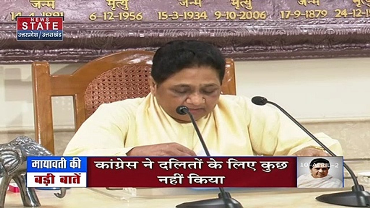 Uttar Pradesh News : मायावती ने कांग्रेस पर साधा निशाना, कही ये बड़ी बातें