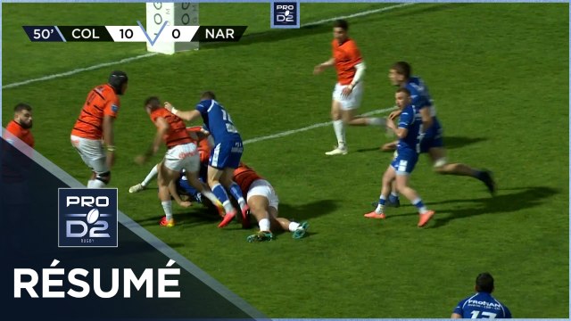 PRO D2 - Résumé Colomiers Rugby-RC Narbonnais: 24-12 - J26 - Saison 2021/2022