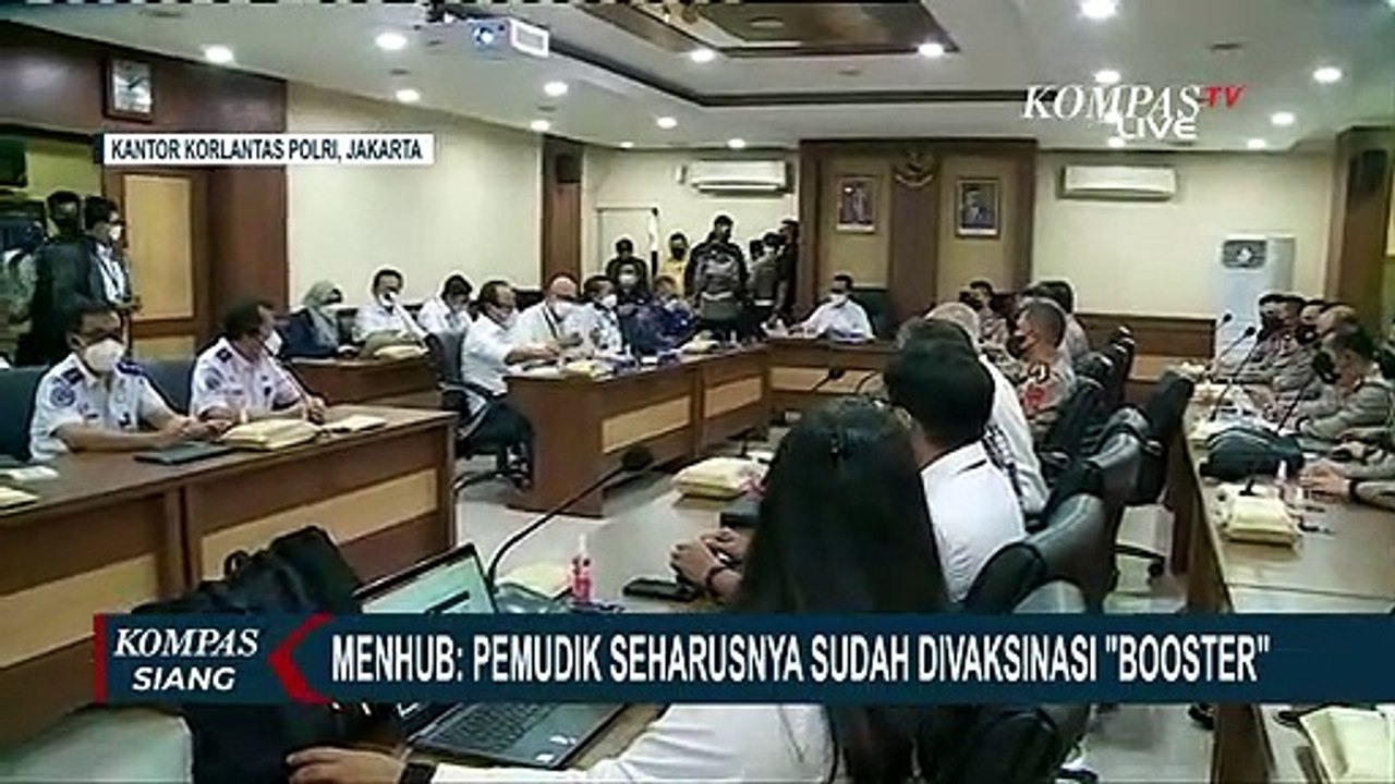 Haruskan Vaksin Booster Sebelum Mudik, Menhub Budi Karya Sumadi: Pulang Bukan Berarti Bawa Penyakit