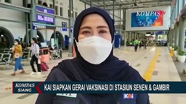 Dosis Booster Syarat Utama Mudik 2022, PT KAI Siapkan Gerai Vaksin di Stasiun Pasar Senen & Gambir