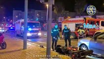 Muere un motorista tras ser embestido por un turismo en la carretera de Carmona de Sevilla