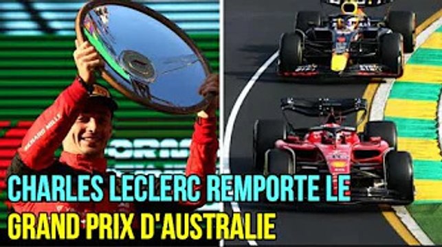 Formule 1 : Charles Leclerc remporte le Grand Prix d'Australie sans trembler
