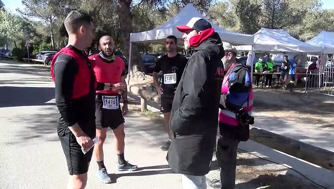 La 1ère édition du trail des collines de Cadéraou ce matin à Figuerolles