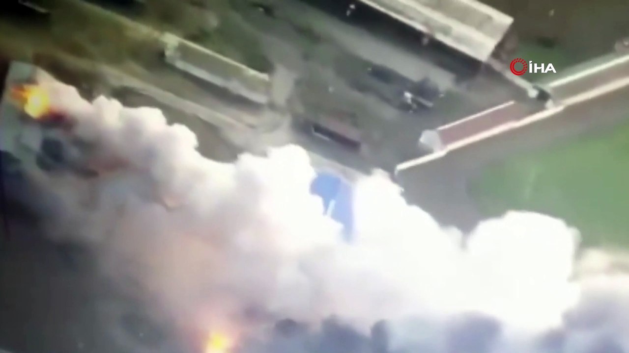Ukrayna, Rus ordusunun can damarını havaya uçurdu! O anlar paylaşıldı