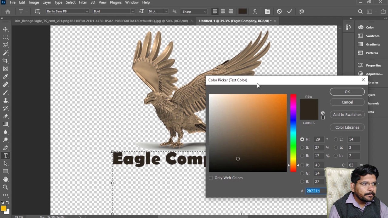how to make 3d mockup logo design in adobe photoshop l adobe photoshop tutorial for begginers