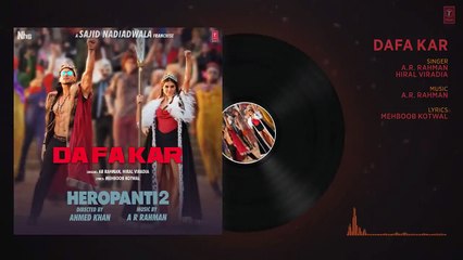 DaFa Kar Song|HEROPANTI 2|Tiger S,Tara S|A. R. Rahman| Hiral V| Musicmania