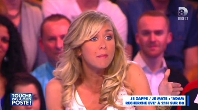 Enora Malagré face à l'animatrice d'Adam recherche Eve : Des nouvelles m*rdes, ça reste des m*rdes
