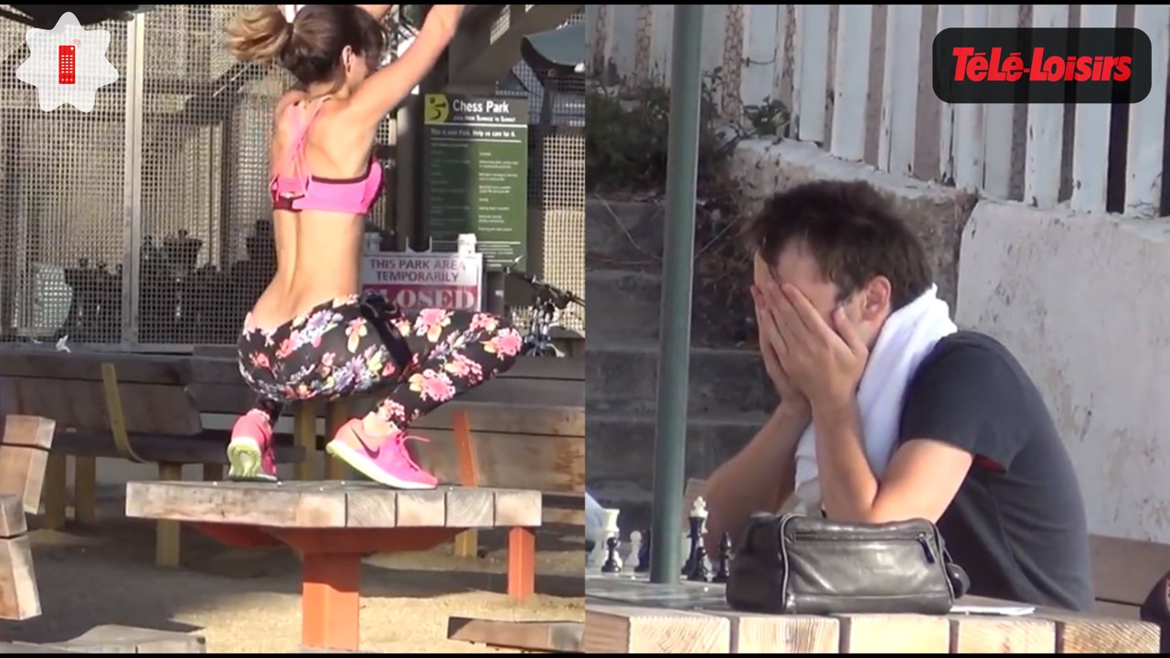 Elle agite ses fesses devant des inconnus et leurs réactions sont très drôles... le Zapping web