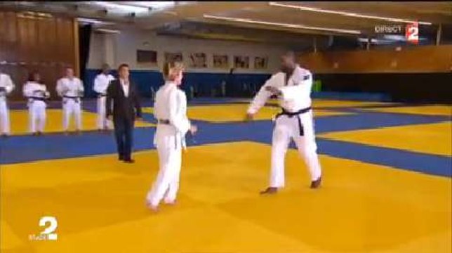 Evénément dans Stade 2 - Céline Géraud affronte Teddy Riner !