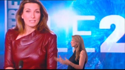 Anne-Claire Coudray réagit après le buzz suscité par sa robe en cuir et sexy