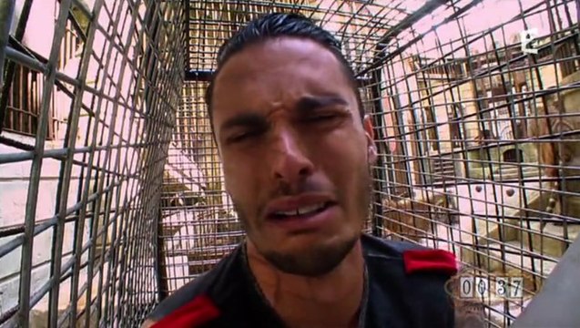 L'énorme (et ridicule ?) crise de panique de Baptiste Giabiconi dans Fort Boyard