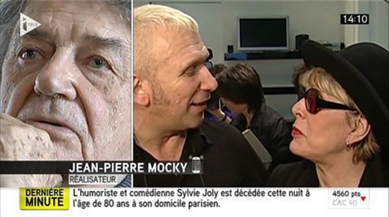 Décès de Sylvie Joly. Jean-Pierre Mocky : "C'est triste mais c'est le destin" (I-TÉLÉ)