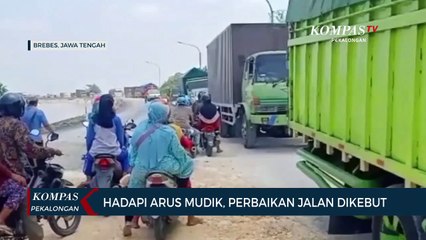 Hadapi Arus Mudik, Perbaikan Jalan Dikebut