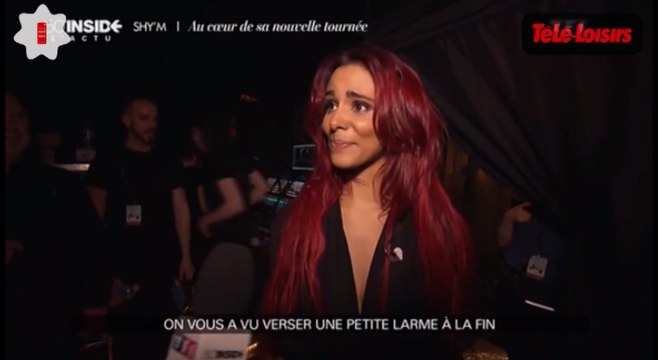 Shy'm au bord des larmes dans 50 Minutes Inside... Zapping People