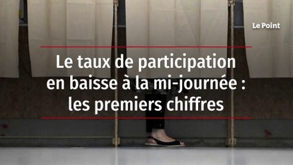 Le taux de participation en baisse à la mi-journée : les premiers chiffres