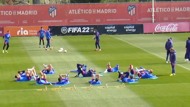 El Atleti vuelve a los entrenamientos tras su derrota este sábado en Mallorca