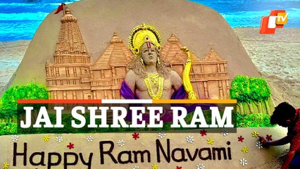 Ram Navami: Mini Ayodhya Ram Temple In Form Of Sand Art In Puri