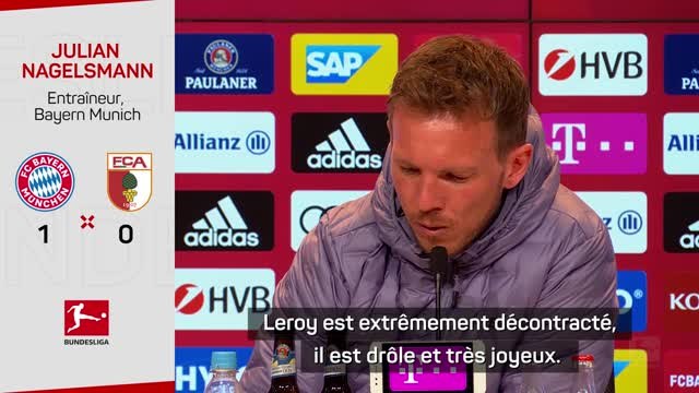 29e j. - Nagelsmann confiant pour Sané : Il sait qu'il peut mieux jouer
