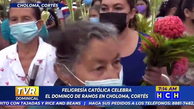 Choloma: Domingo de Ramos, en Honduras se conmemora la entrada de Jesús a Jerusalén #SemanaSanta2022