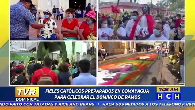 Comayagua: Domingo de Ramos, en Honduras se conmemora la entrada de Jesús a Jerusalén #SemanaSanta2022