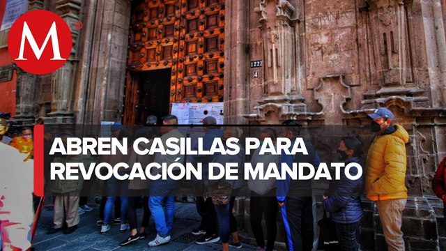 Inicia votación para la Revocación de Mandato en la CDMX