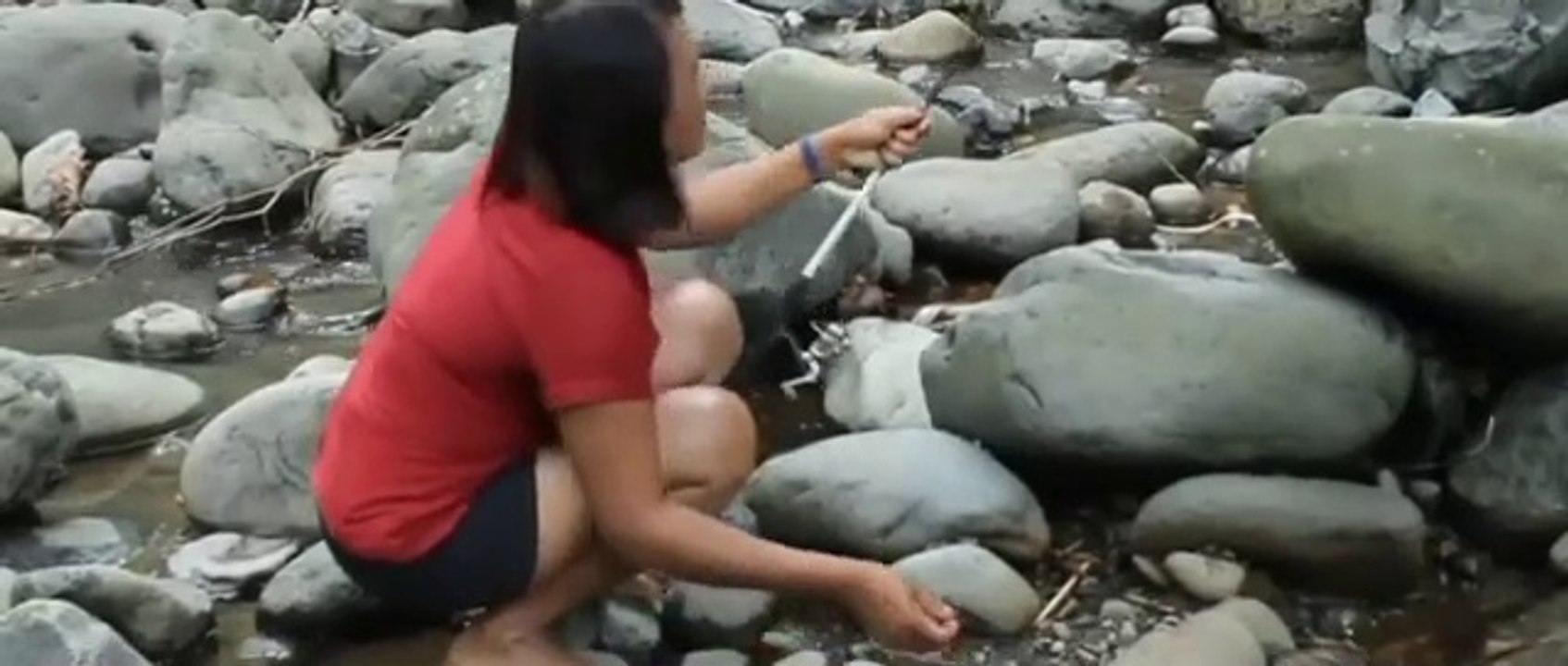 ( Beautiful fishing) Mancing Cantik udang galah di sungai Yeh Leh