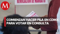 Ciudadanos de Tlatelolco salen a ejercer su derecho de voto
