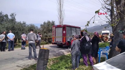 Forklift sürücüsü olay yerinde feci şekilde can verdi